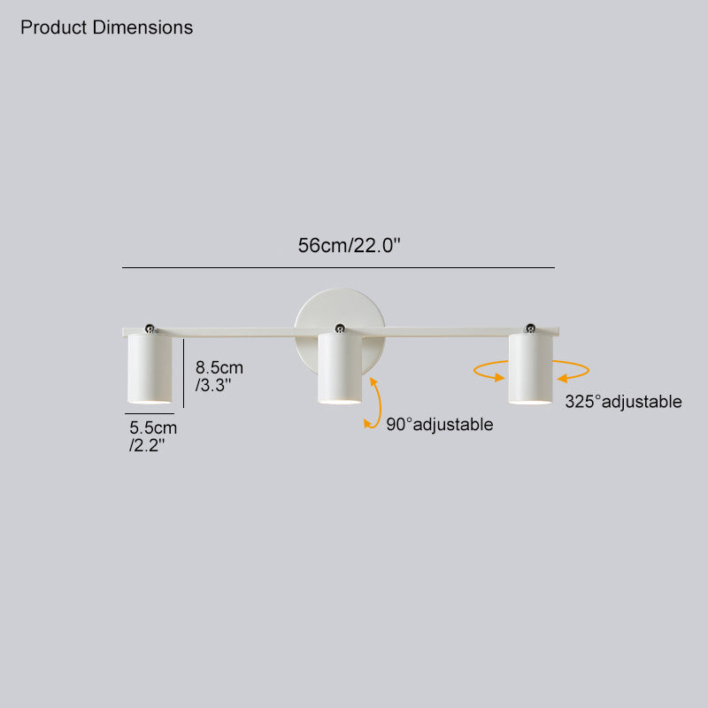 WOMO Aplique de baño de 3 luces para espejo - WM6039