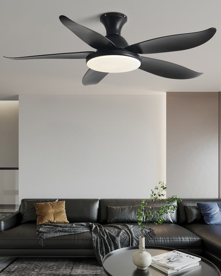 WOMO Ventiladores de techo con luz Moderna Perfil Bajo - WM5062