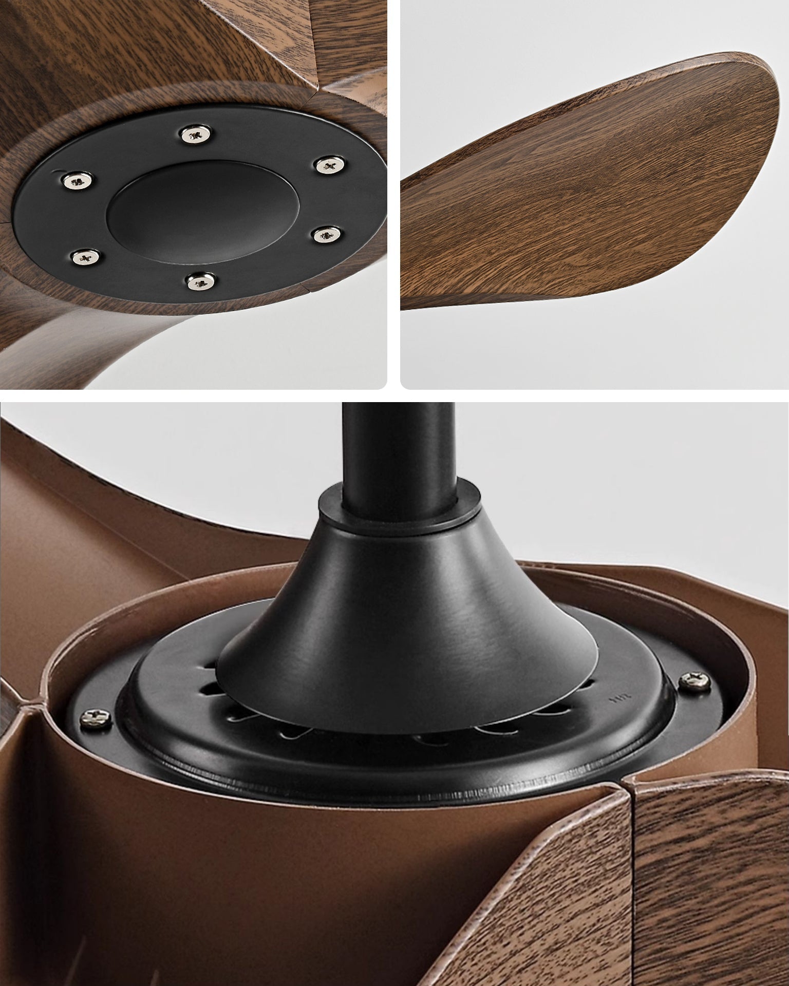 WOMO Ceiling Fans with Light Three Blades - WM5160