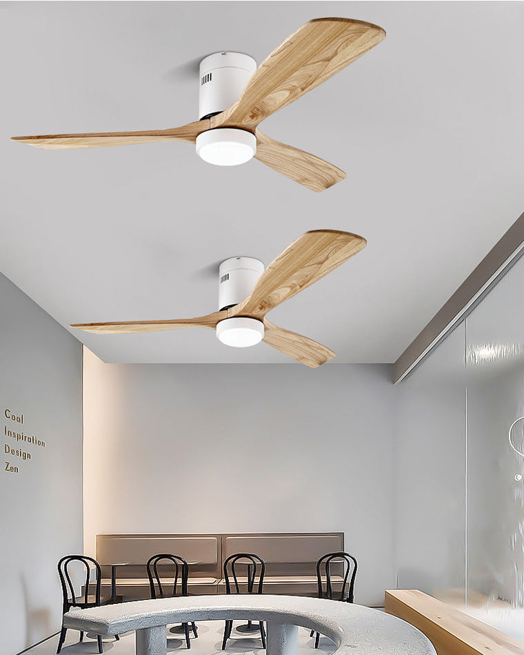 WOMO Ceiling Fans with Light Modern Mid-Century Hugger Type - WM5067
