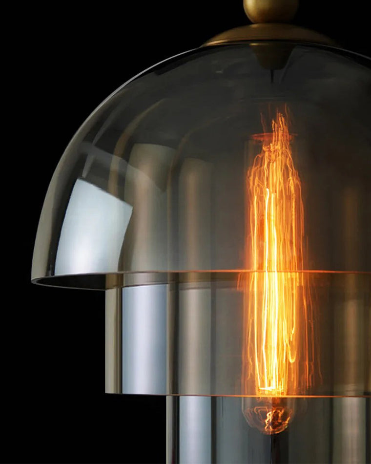 Lámpara colgante WOMO de cristal con forma de campana - WM2789