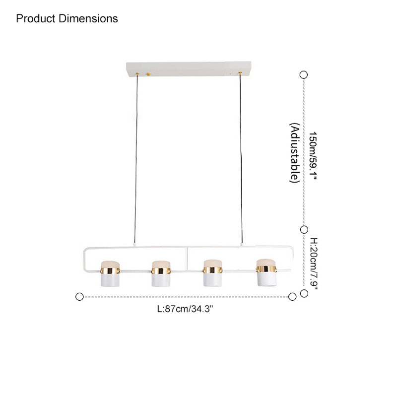 Lámpara colgante lineal para cocina WOMO - WM2019