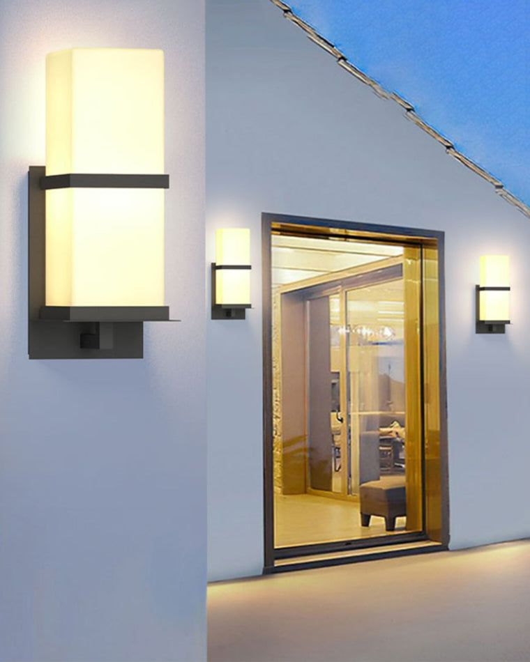 WOMO Aplique de pared de vidrio Outdoor Craftsman - WM9067