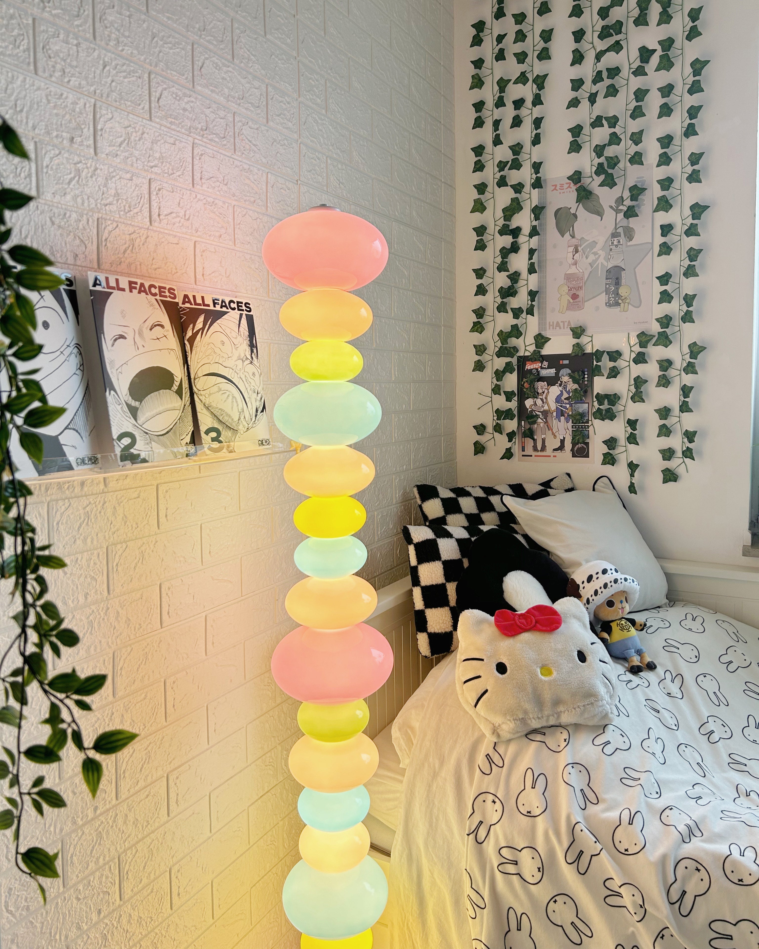 WOMO Lámpara de pie con forma de columna Candy Skewers - WM7012