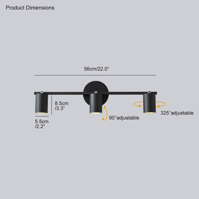 WOMO Aplique de baño de 3 luces para espejo - WM6039