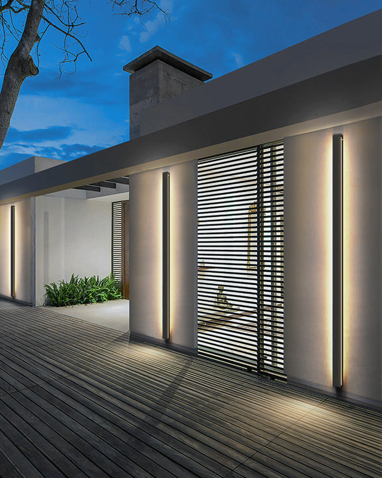 WOMO Aplique lineal de pared para exterior WM9000