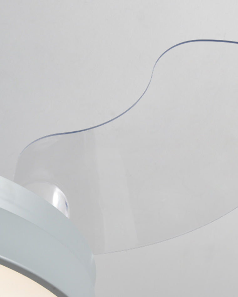 WOMO Ceiling Fans with Scandinavian Low Profile Light - WM5077
