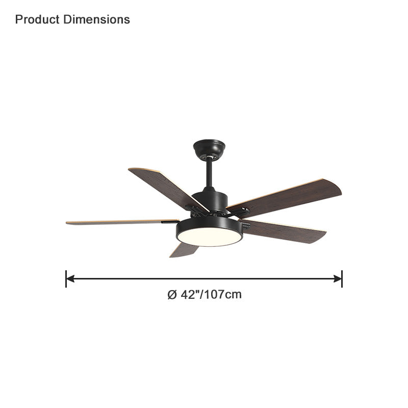 WOMO Ventiladores de techo con luz Delgada - WM5013