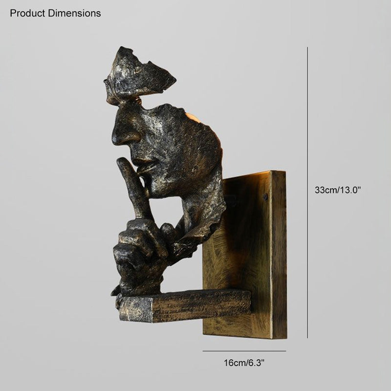 WOMO Silence Gesture Sculptural Wall Sconce - WM6023
