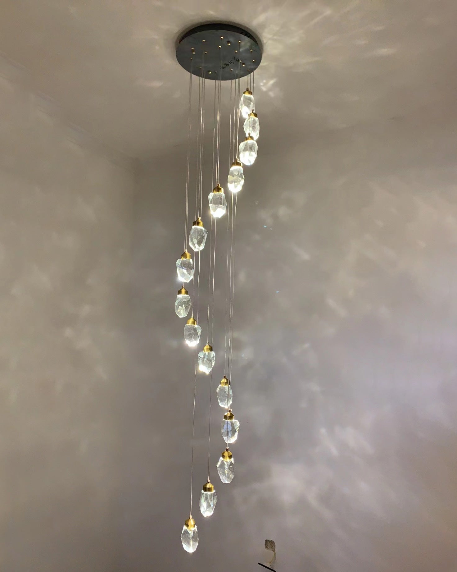 WOMO Lámparas Colgantes Cristal Múltiple Luces-WM2189