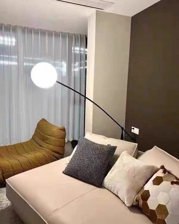 WOMO Cantilever Floor Lamp with Glass Globe - WM7129