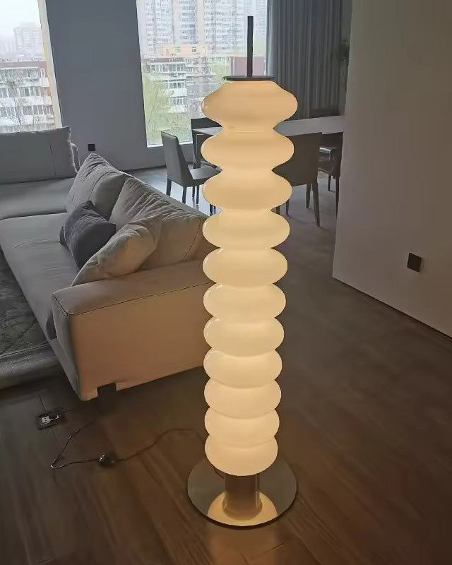 WOMO Stacked Crystal Ball Floor Lamp - WM7127
