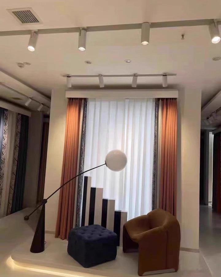 WOMO Cantilever Floor Lamp with Glass Globe - WM7129