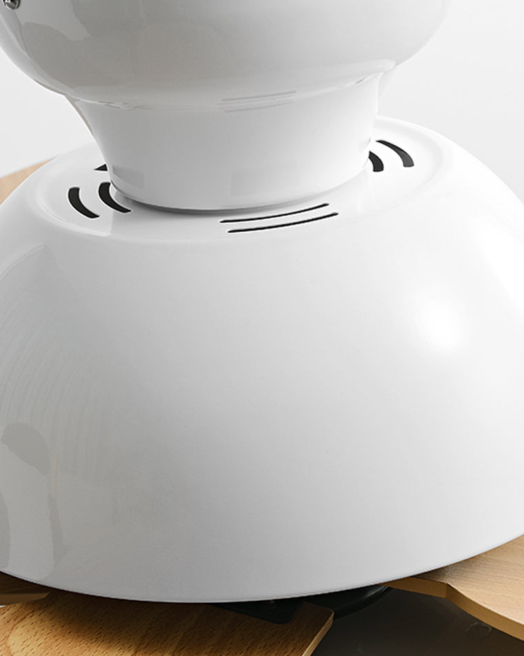 WOMO Scandinavian Wood Ceiling Fans with Light - WM5004