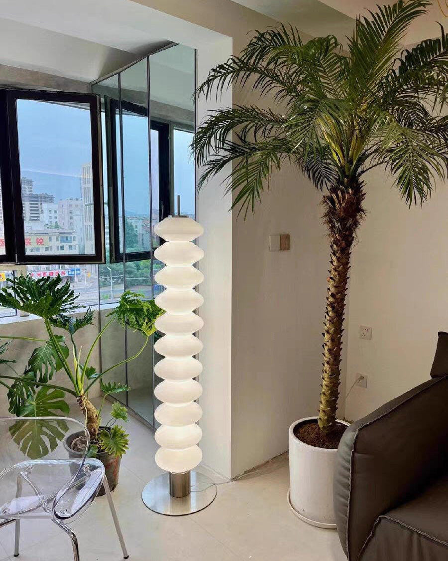 WOMO Stacked Crystal Ball Floor Lamp - WM7127