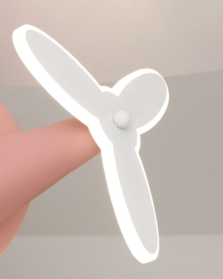 WOMO Ventiladores de techo con luz Avión para Niños - WM5007