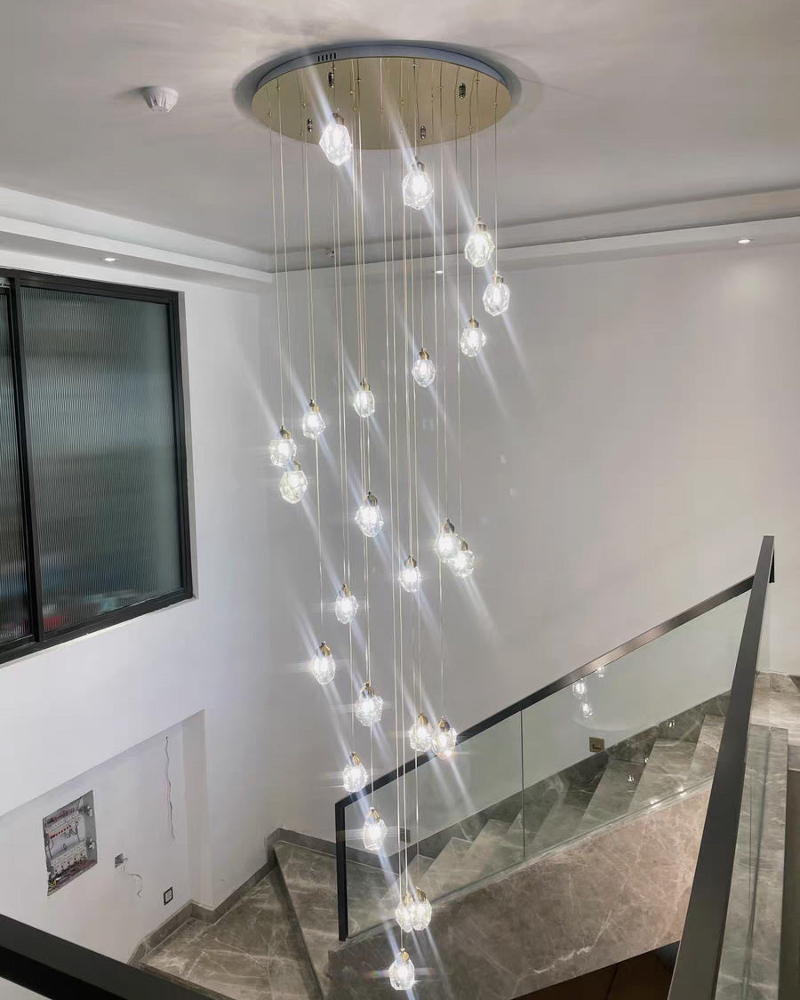 WOMO Lámparas Colgantes Cristal Múltiple Luces-WM2189