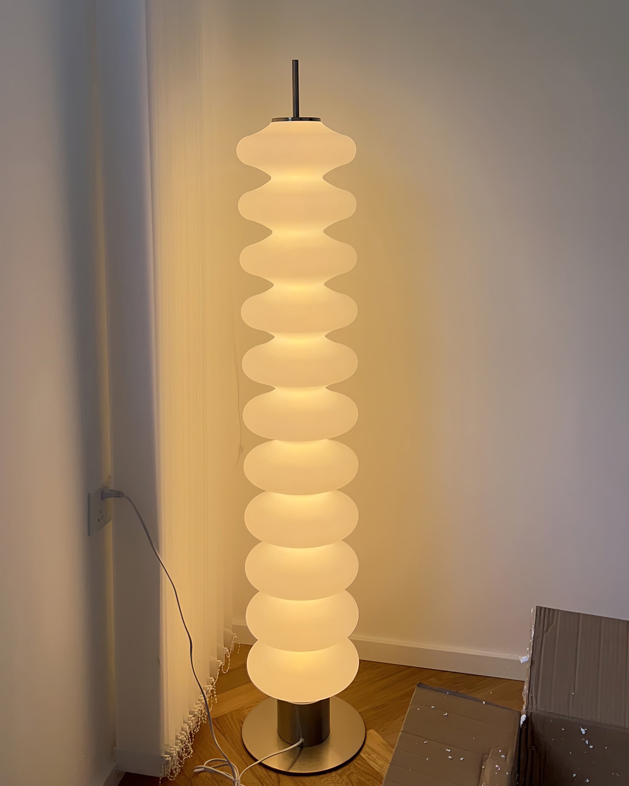 WOMO Stacked Crystal Ball Floor Lamp - WM7127