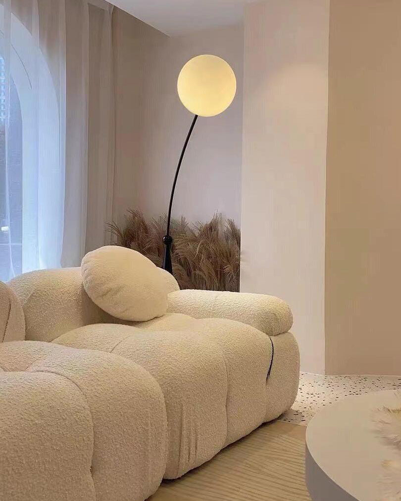 WOMO Cantilever Floor Lamp with Glass Globe - WM7129