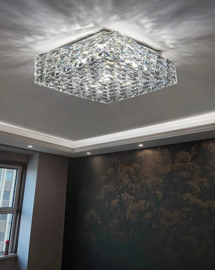 WOMO-WM1130 Square Recessed Glass Ceiling Lamp