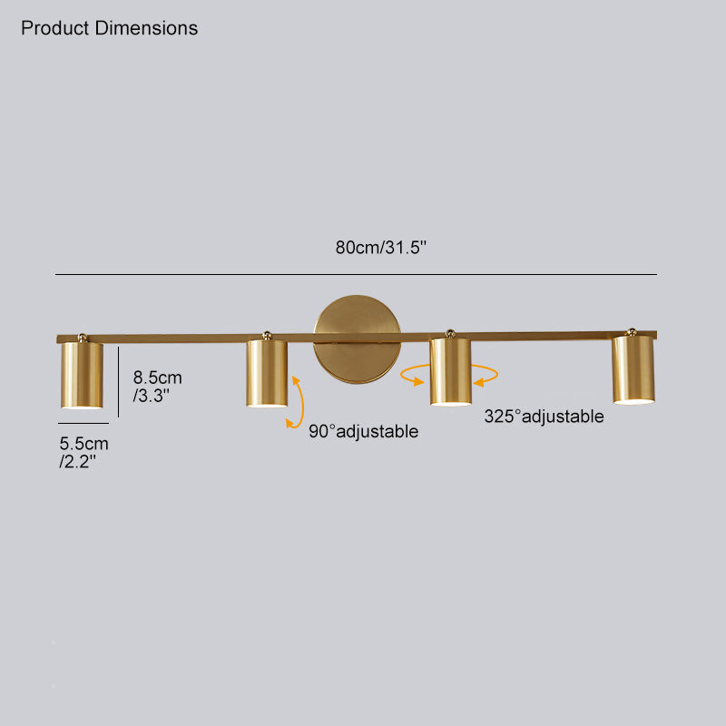 WOMO Aplique de baño de 3 luces para espejo - WM6039