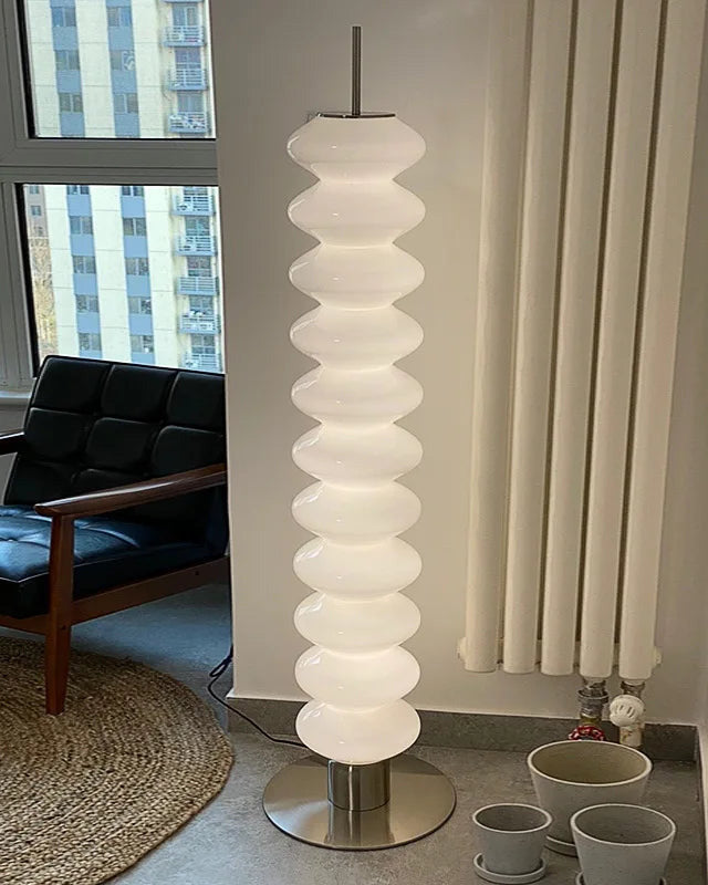 WOMO Stacked Crystal Ball Floor Lamp - WM7127