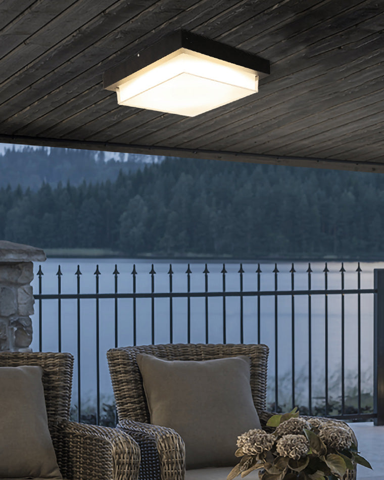 WOMO Square Outdoor Ceiling Light - WM9204