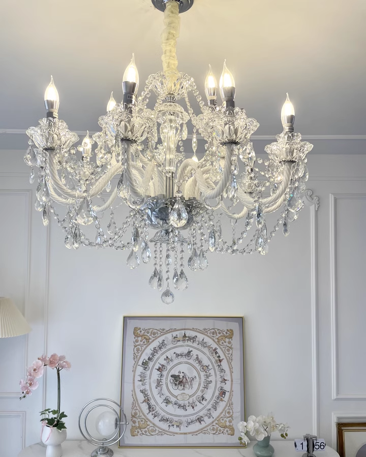 WOMO Victorian Crystal Prism Hanging Lamps - WM2340
