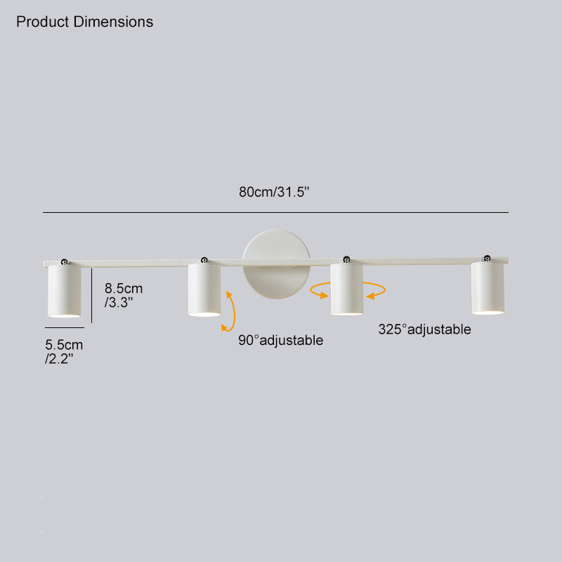 WOMO Aplique de baño de 3 luces para espejo - WM6039