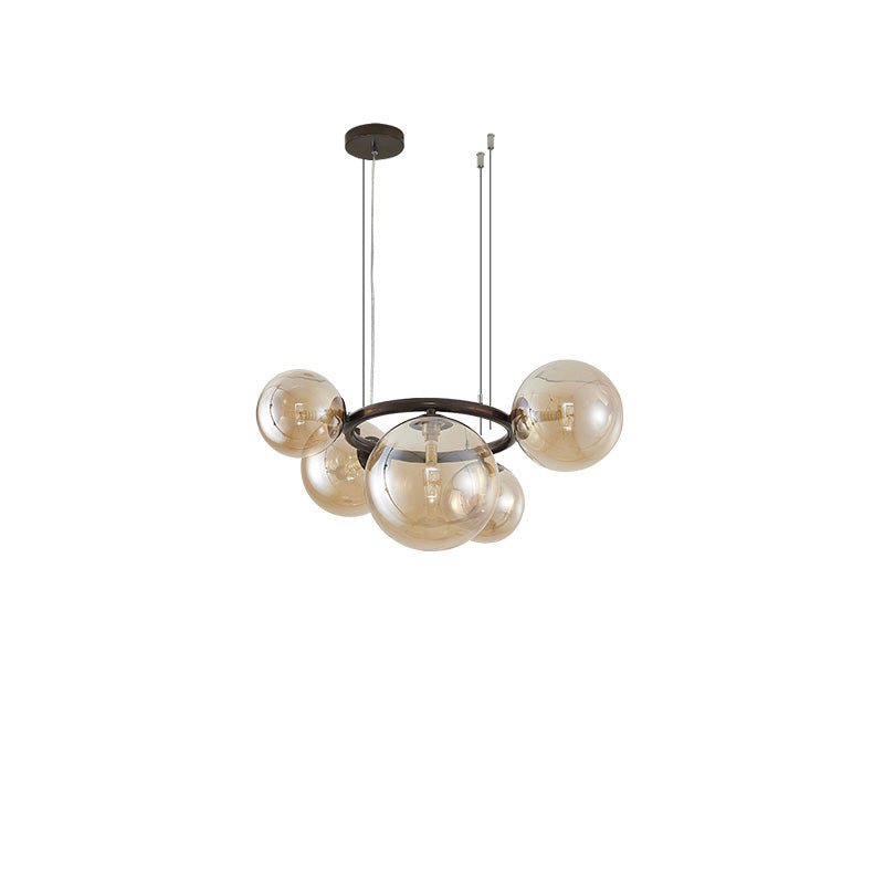 WOMO Lámparas Colgantes Colored Glass Ball Chandelier-WM2253