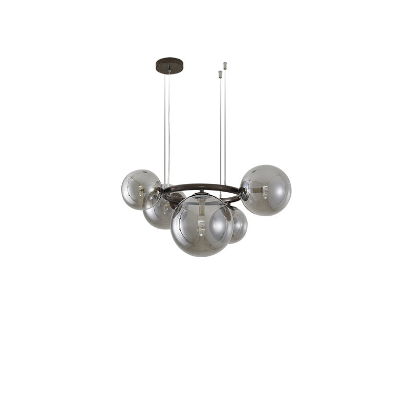WOMO Lámparas Colgantes Colored Glass Ball Chandelier-WM2253