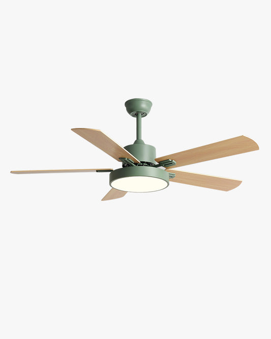 WOMO Ventiladores de techo con luz Delgada - WM5013