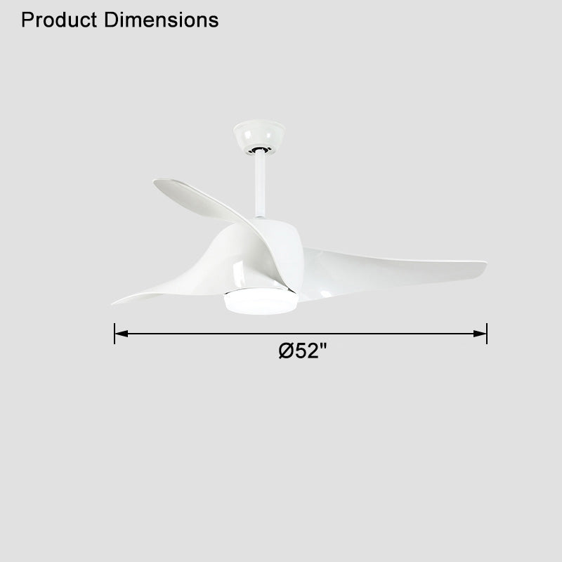 WOMO Ventiladores de techo con luz con Hélice - WM5015