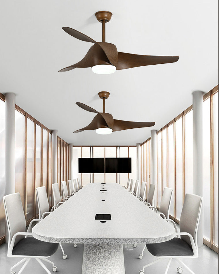 WOMO Ventiladores de techo con luz con Hélice - WM5015