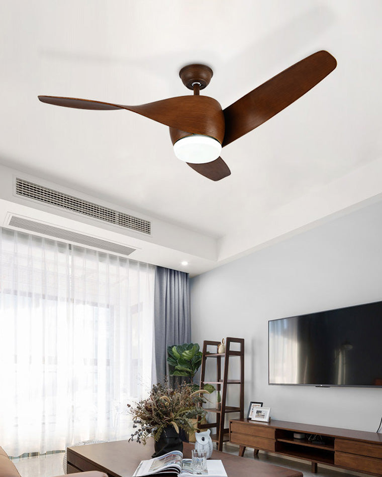 WOMO Ventiladores de techo con luz con Hélice - WM5015