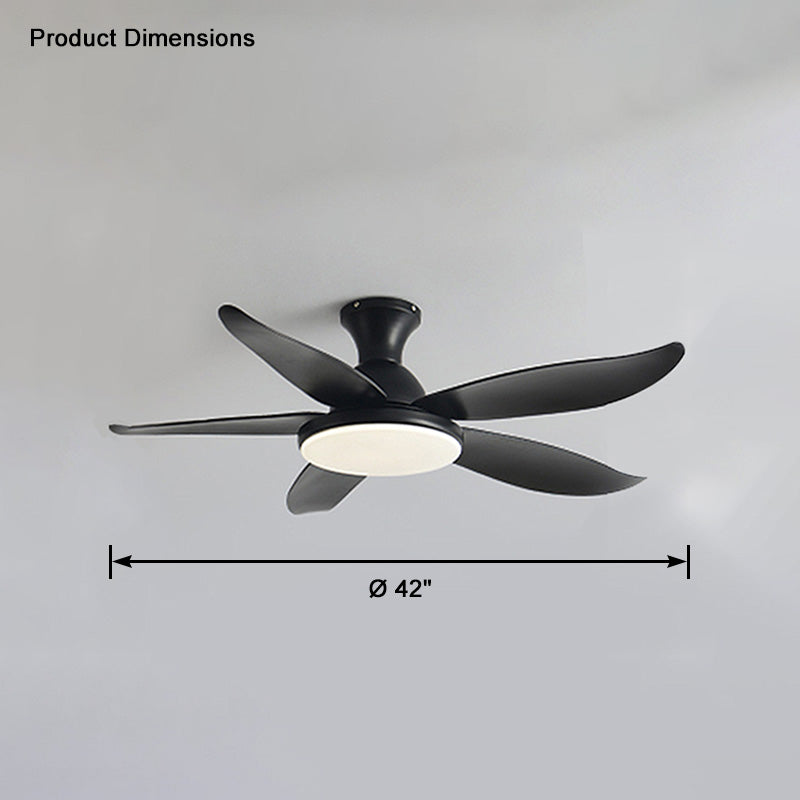 WOMO Ventiladores de techo con luz Moderna Perfil Bajo - WM5062
