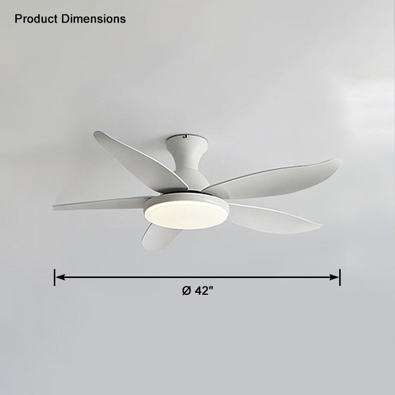 WOMO Ventiladores de techo con luz Moderna Perfil Bajo - WM5062