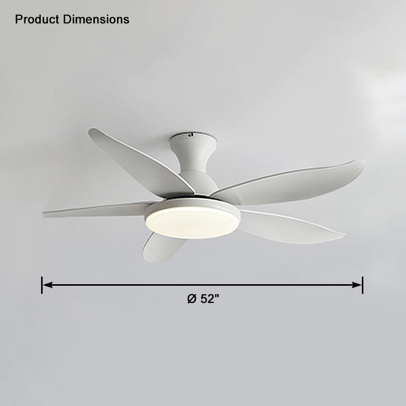 WOMO Ventiladores de techo con luz Moderna Perfil Bajo - WM5062