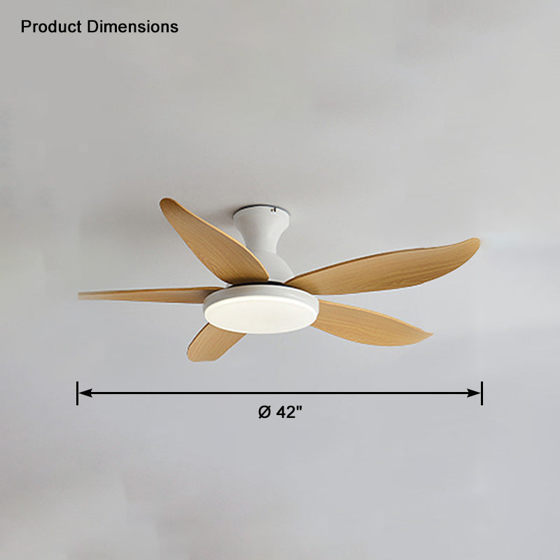 WOMO Ventiladores de techo con luz Moderna Perfil Bajo - WM5062