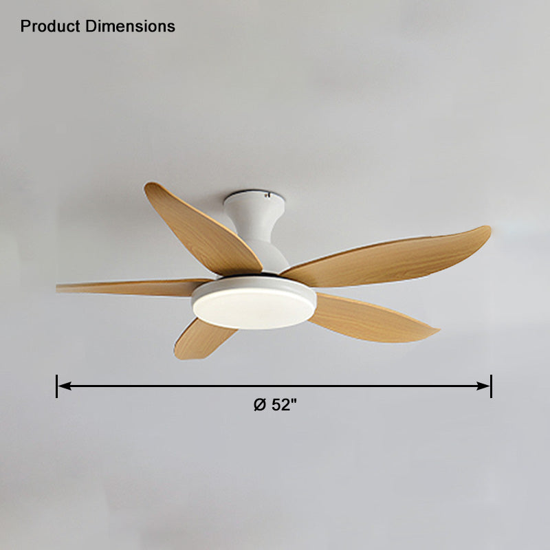 WOMO Ventiladores de techo con luz Moderna Perfil Bajo - WM5062