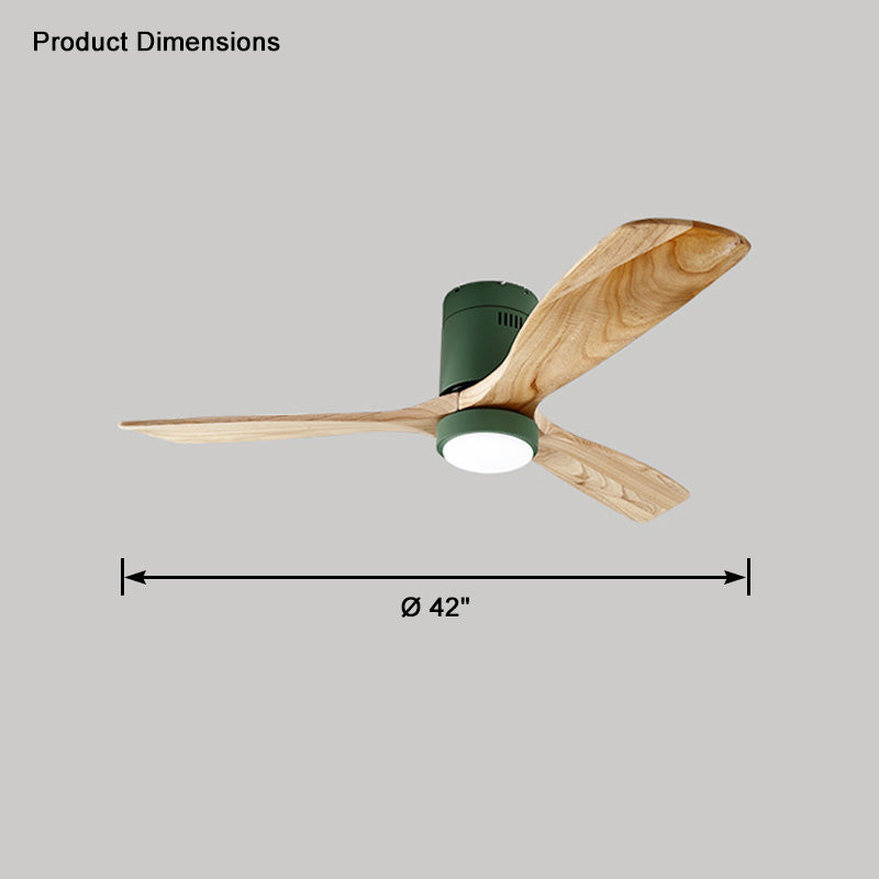 WOMO Ceiling Fans with Light Modern Mid-Century Hugger Type - WM5067