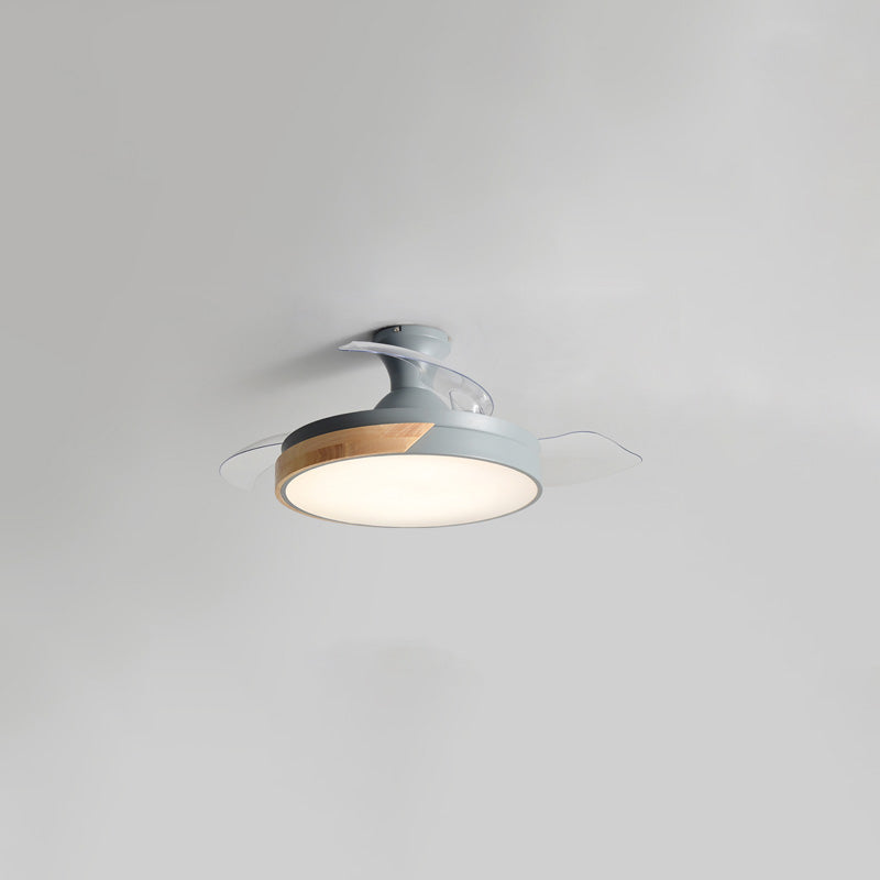 WOMO Ceiling Fans with Scandinavian Low Profile Light - WM5077