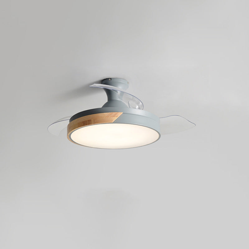 WOMO Ceiling Fans with Scandinavian Low Profile Light - WM5077