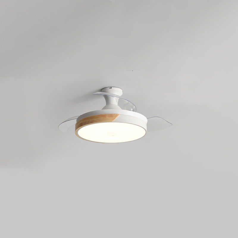 WOMO Ceiling Fans with Scandinavian Low Profile Light - WM5077