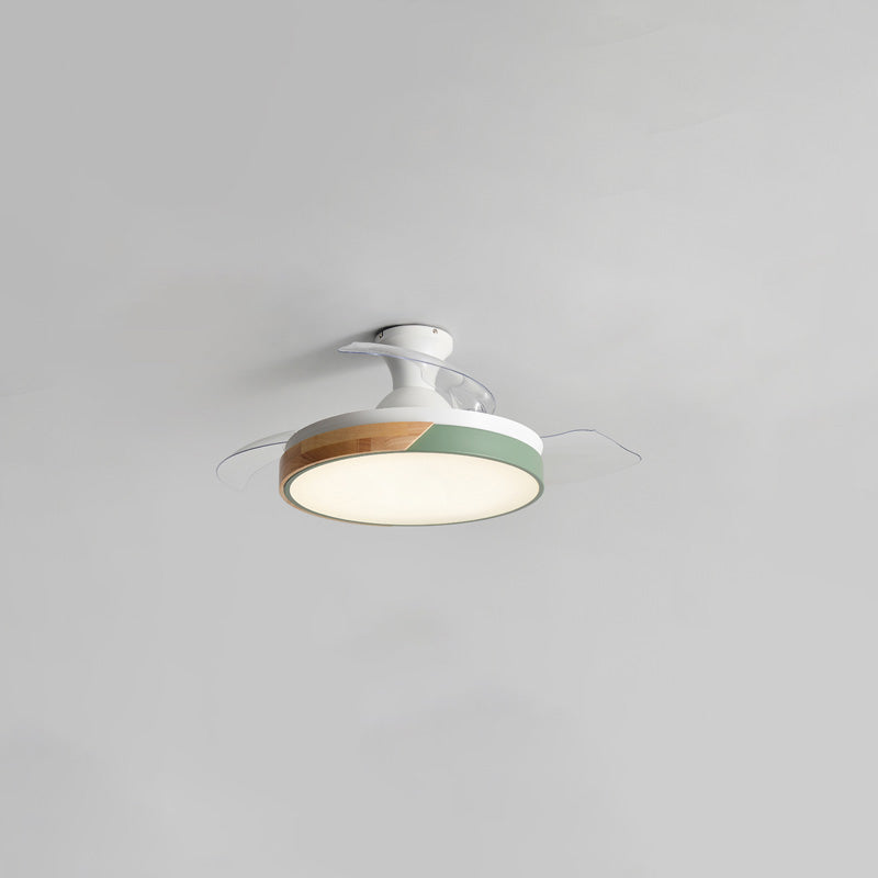 WOMO Ceiling Fans with Scandinavian Low Profile Light - WM5077