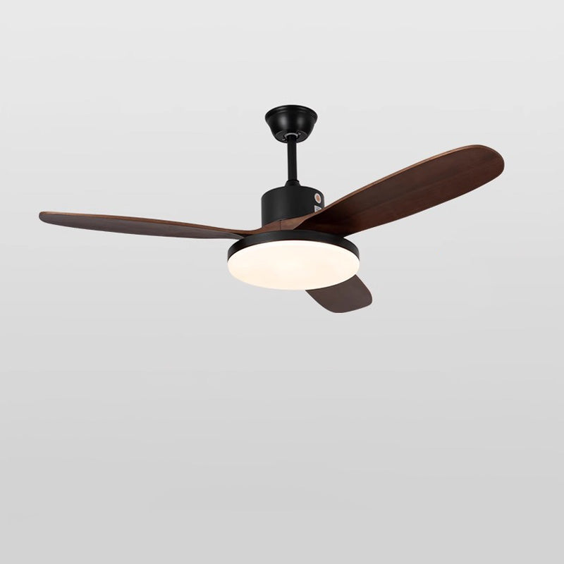WOMO Ventiladores de techo con luz con 3 Aspas de Madera - WM5090