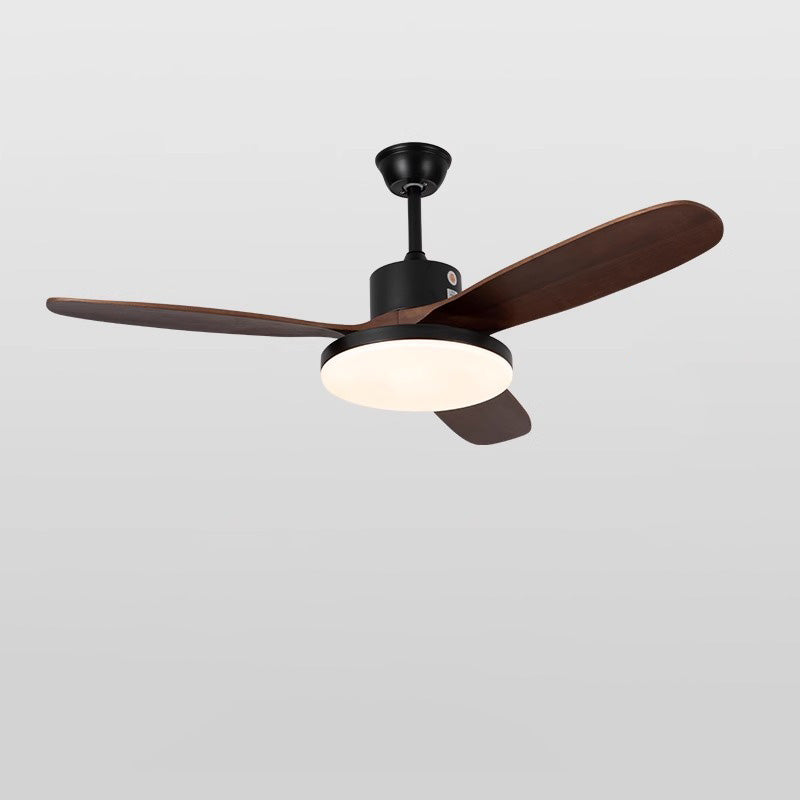 WOMO Ventiladores de techo con luz con 3 Aspas de Madera - WM5090
