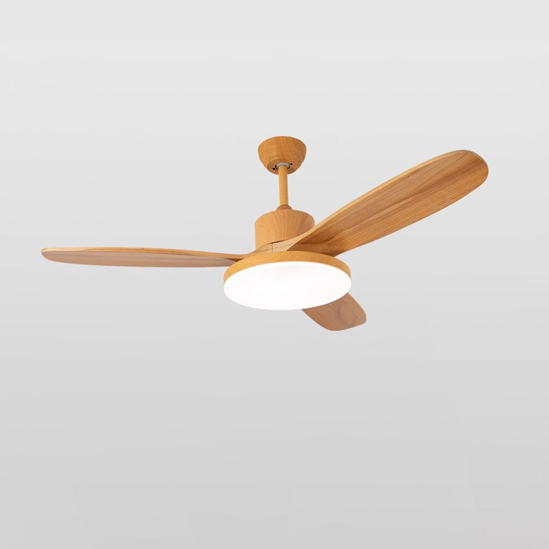 WOMO Ventiladores de techo con luz con 3 Aspas de Madera - WM5090