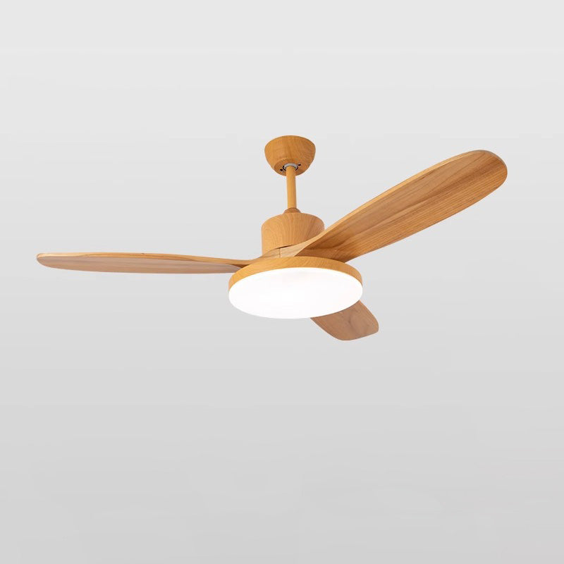 WOMO Ventiladores de techo con luz con 3 Aspas de Madera - WM5090