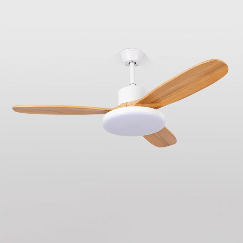 WOMO Ventiladores de techo con luz con 3 Aspas de Madera - WM5090